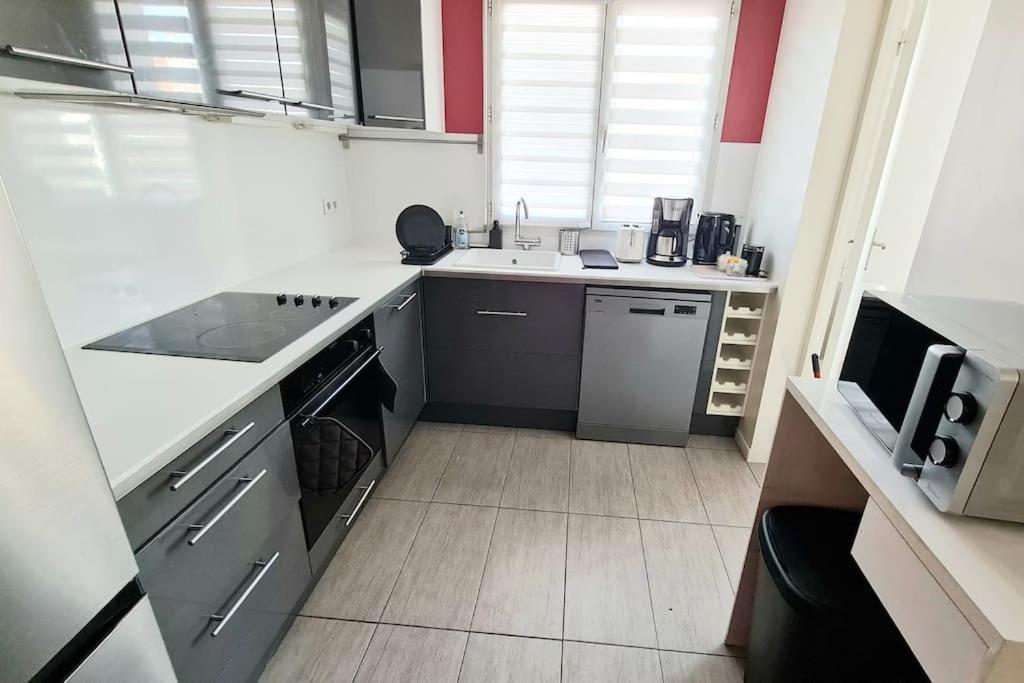 Appart Cosy & Spacieux-Metro7 Louis-Aragon+Parking Lägenhet Vitry-sur-Seine Exteriör bild